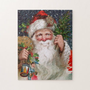 Charming Vintage Santa Claus Jigsaw Puzzle