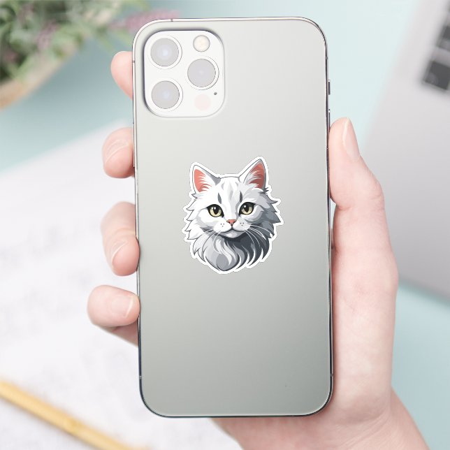 Charming White Cat (Phone)