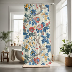 Charming wild floral decorative eye-catching  shower curtain