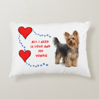 Charming Yorkie | Photorealistic Dog Pillow