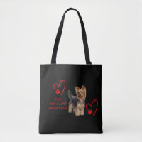 Charming Yorkie | Photorealistic Tote Bag