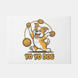 Charming YoYo Dog 360 Skill Doormat