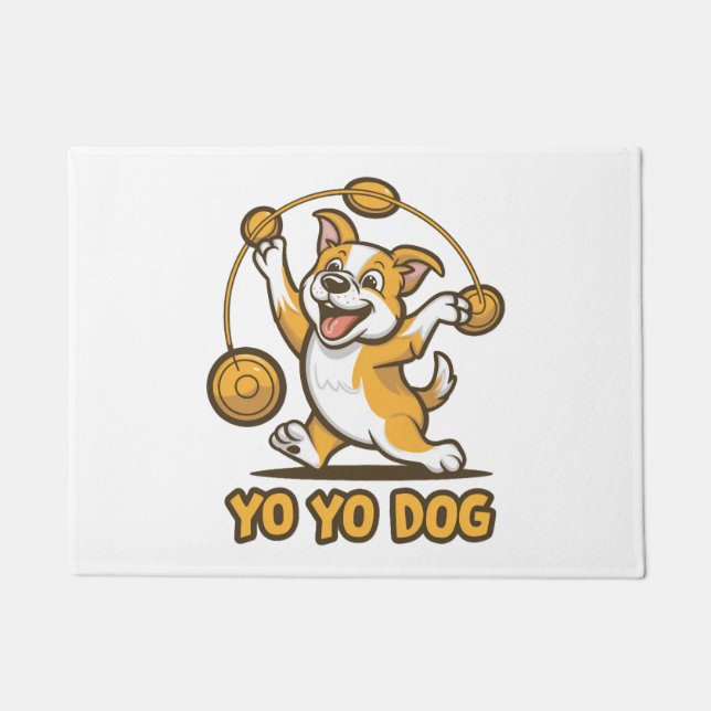 Charming YoYo Dog 360 Skill Doormat (Front)