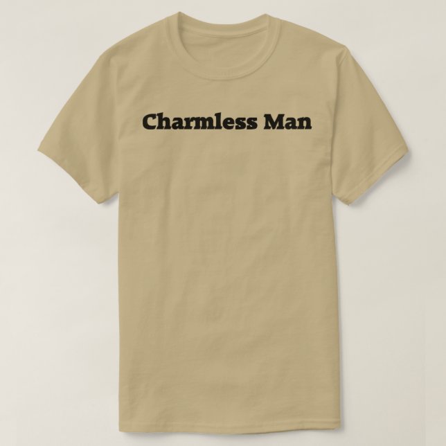 Charmless Man black T-Shirt (Design Front)