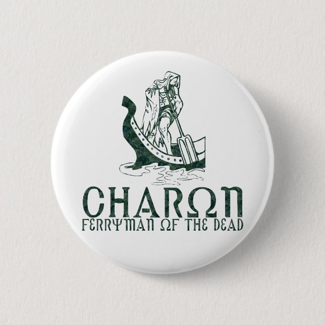 Charon 6 Cm Round Badge (Front)