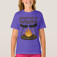 Charred to Perfection Funny Campfire Hot Dog