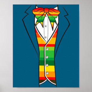 Charro cinco de mayo costume mexican mariachi poster