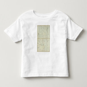 Chart map of Spring Lake to Cedar Creek Coast Toddler T-Shirt