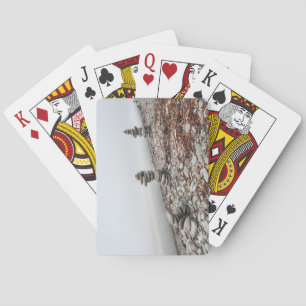 chart of plays, photo inukshuk playing cards