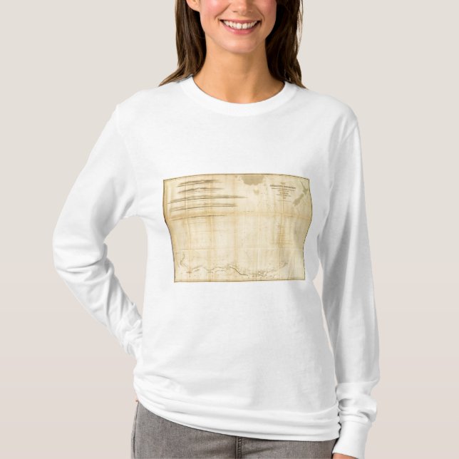 Chart of the Antarctic Continent T-Shirt (Front)