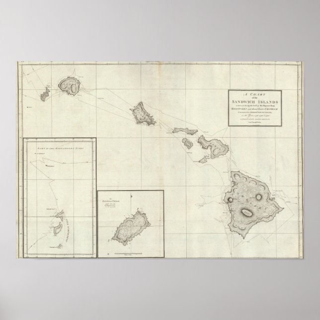 Chart of the Sandwich Islands (Front)