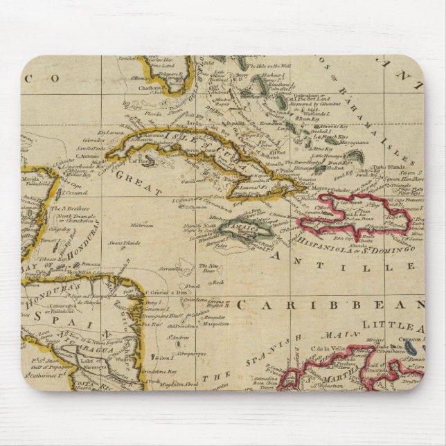 Chart of the West Indies 3 Mouse Pad (Front)
