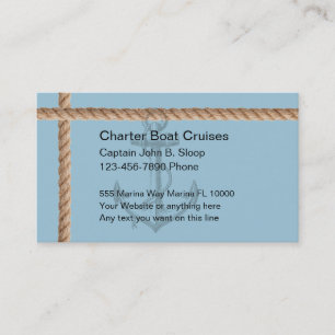 Charter Boat Business Cards