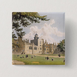 Charter House from the Play Ground, from 'History 15 Cm Square Badge