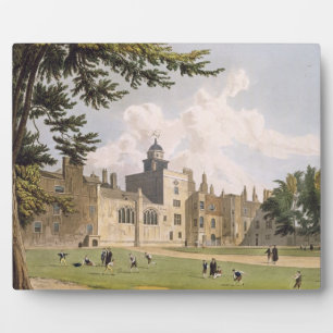 Charter House from the Play Ground, from 'History Plaque