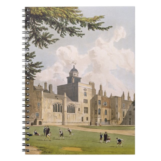 Charter House from the Play Ground, from 'History Spiral Notebook (Front)