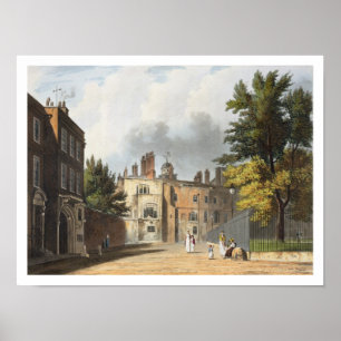 Charter House from the Square, from 'History of Ch Poster