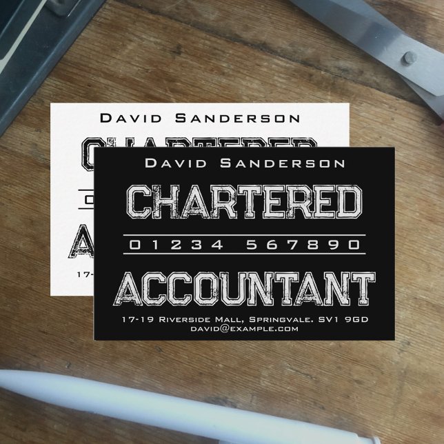 Chartered Accountant Business Card (Creator Uploaded)