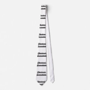 Chartered Accountant Classic Job Design Tie