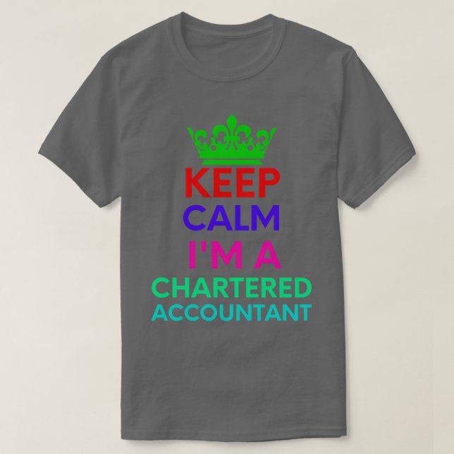Chartered Accountant Gift T-Shirt (Design Front)