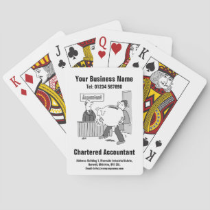 Chartered Accountant or Accountancy Playing Cards