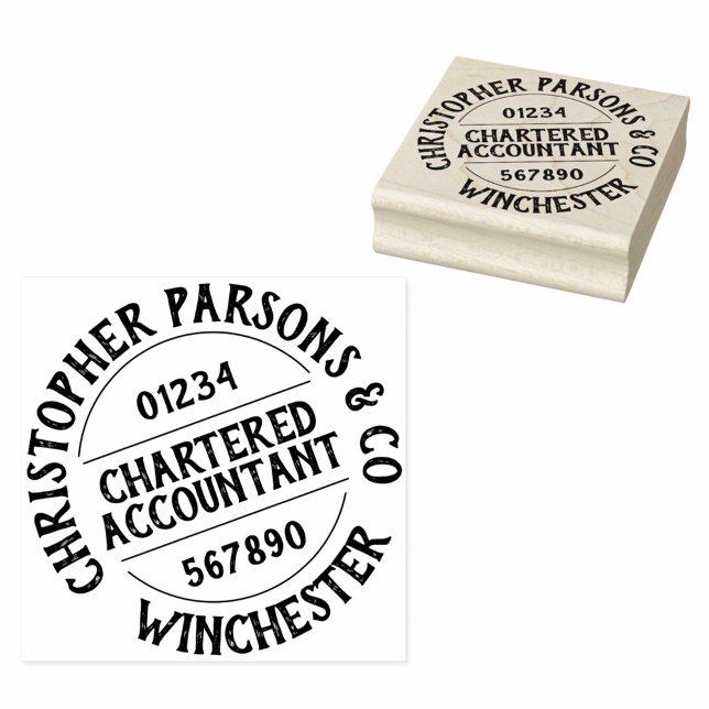 Chartered Accountant Rubber Stamp (Creator Uploaded)