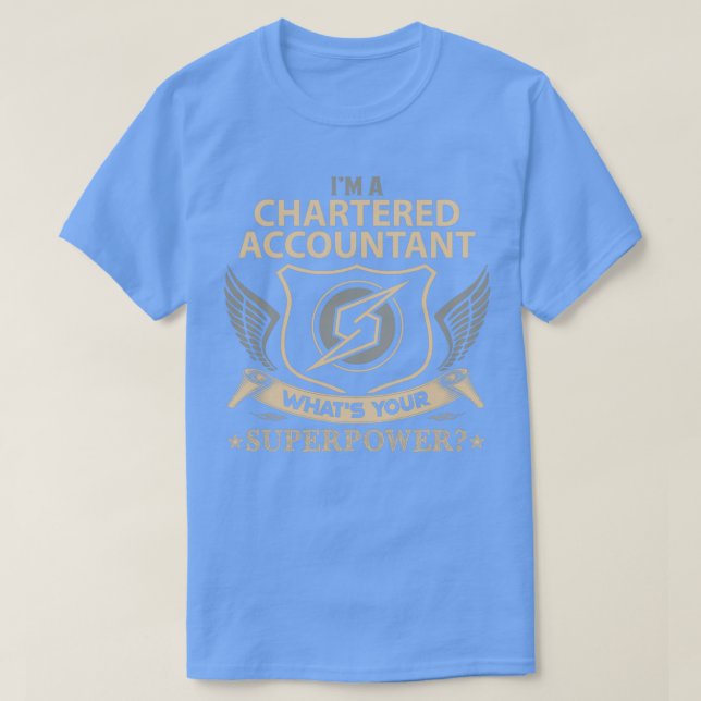 Chartered Accountant What Is Your Superpower Job G T-Shirt (Design Front)