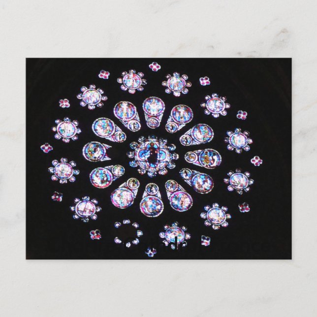 Chartre Cathdral France Postcard (Front)