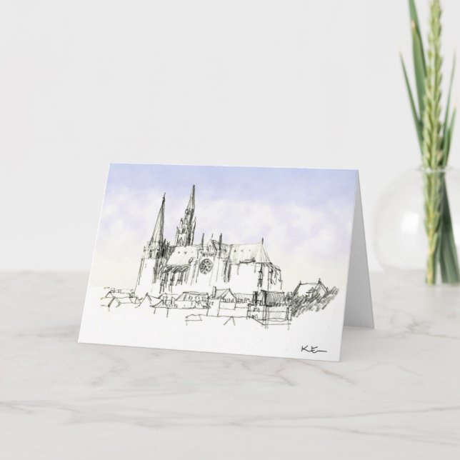 Chartres Cathedral Card (Front)