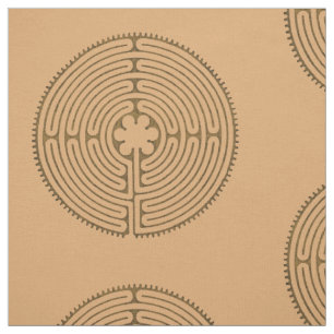 Chartres Labyrinth antique style + your ideas Fabric