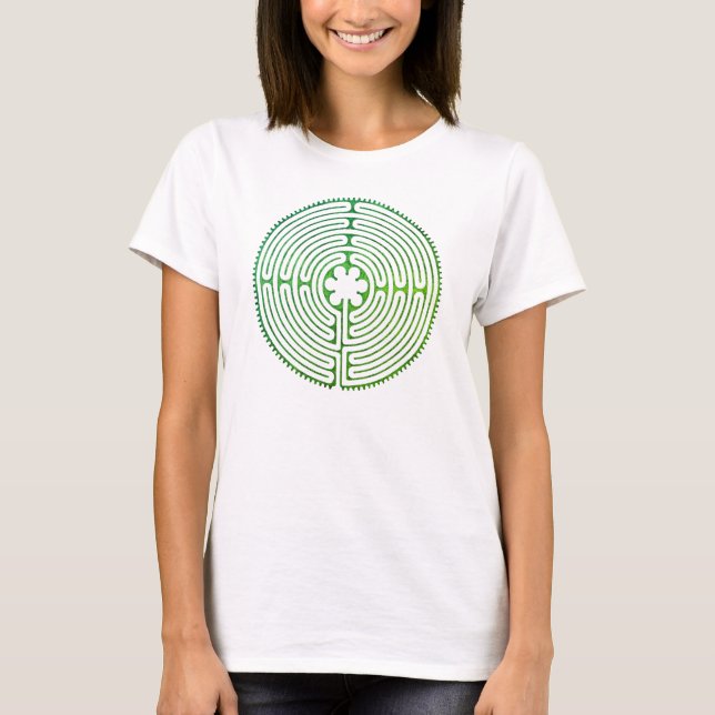 Chartres Labyrinth antique style + your ideas T-Shirt (Front)