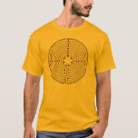 Chartres Labyrinth antique style   your ideas T-Shirt<br><div class="desc">Spiritual Symbol Design by EDDA Fröhlich / EDDArt | Labyrinth is a system of lines or paths, which makes numerous changes of direction or pacing a runner-up of the pattern to a puzzle. Labyrinth has only one way to the centre, while several mazes.. | For other designs & products feel...</div>