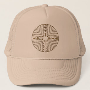 Chartres Labyrinth antique style + your ideas Trucker Hat