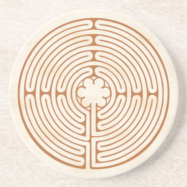 Chartres Labyrinth Coaster (Front)