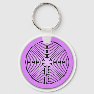 Chartres Labyrinth Key Ring
