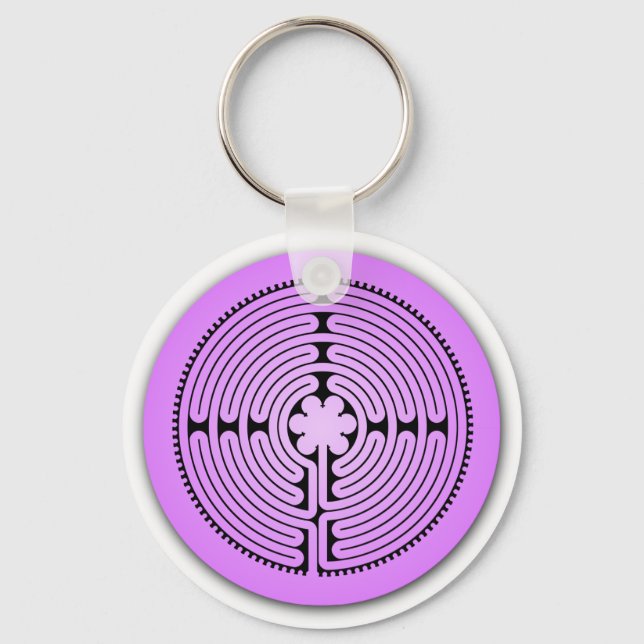 Chartres Labyrinth Key Ring (Front)