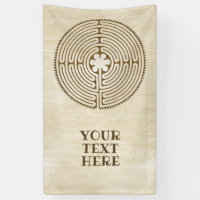 Chartres Labyrinth - Spiritual Symbol Antique 1