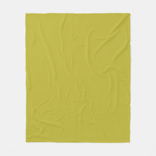 Chartreuse Colour Yellowish Green Plain Minimalist Fleece Blanket