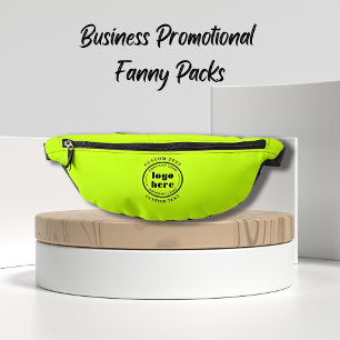 Chartreuse Custom Company Logo Business Promotion Bum Bags