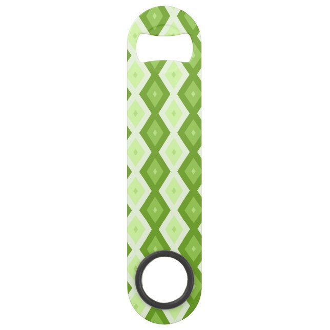 Chartreuse green diamond pattern (Front)