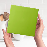 Chartreuse Green Solid Color Plain Tile<br><div class="desc">This simple, minimalist and modern is a plain and solid color tile design that will go with any scheme. You could use it as a wall tile as a highlight or entire wall for a backsplash in your kitchen or bathroom or mud room or to replace vintage fireplace tiles. Available...</div>