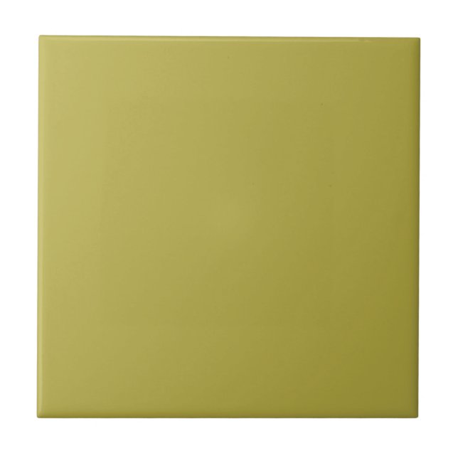 Chartreuse Green Solid Color Tile (Front)