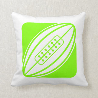 Chartreuse, Neon Green Rugby Cushion