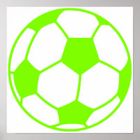 Chartreuse, Neon Green Soccer Ball