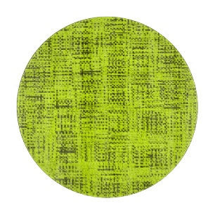 Chartreuse Tweed Cutting Board