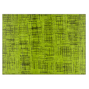 Chartreuse Tweed Cutting Board