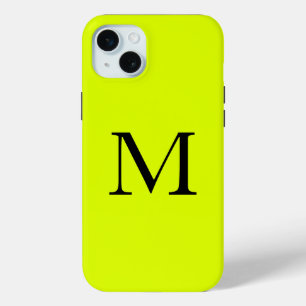  Chartreuse Yellow Name Fluorescent Neon Colour iPhone 15 Mini Case