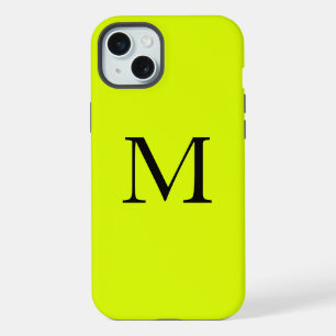 Chartreuse Yellow Name Fluorescent Neon Colour iPhone 15 Plus Case