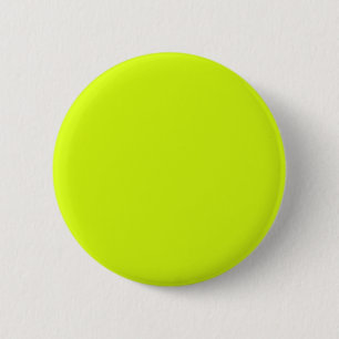 Chartreuse Yellow solid colour 6 Cm Round Badge