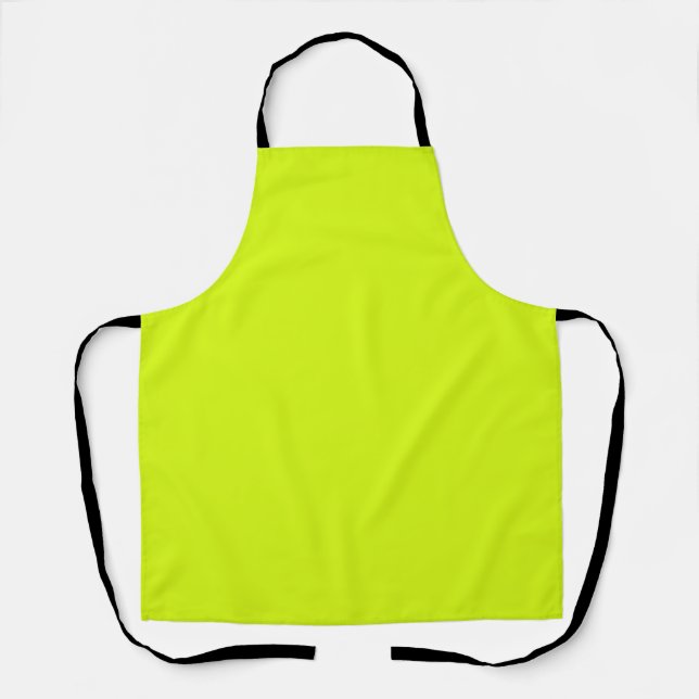  Chartreuse Yellow (solid colour)  Apron (Front)